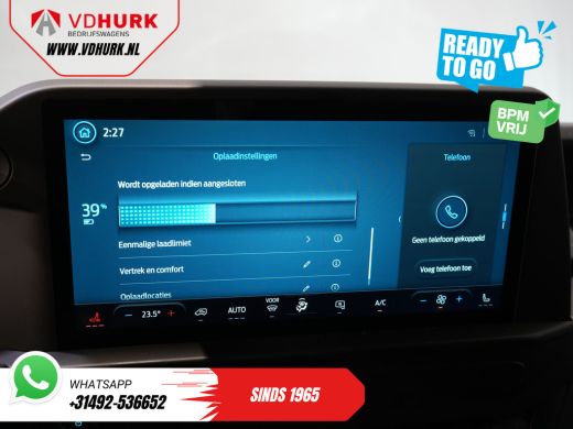 Ford E-Transit Custom Trend 65 kWh 330 km WLTP LED/ Snellader/ 2.3t Trekverm./ Stoelverw./ Carplay/ Climate/ Camera/ PD... ActivLease financial lease