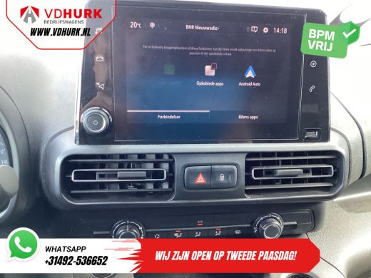 Opel Combo-e 50kWh 285 WLTP Standkachel/ Snellader/ Stoelverw./ Stuurverw./ Keyless/ Carplay/ Navi/ Camera/ PD... ActivLease financial lease