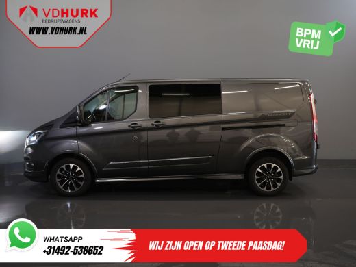 Ford Transit Custom 2.0 TDCI 185 pk L2 Sport DC Dubbel cabine/ NL Auto/ Bi-Xenon/ 2xSchuifdeur/ 2.8t Trekverm./ Carpl... ActivLease financial lease
