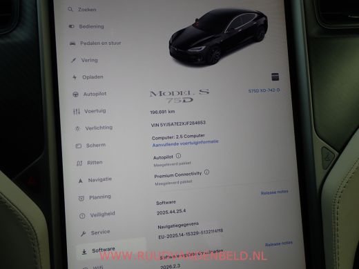Tesla Model S 75D 89%SOH AUTOPILOT / MCU2 / CCS / LUCHTVERING / SCHUIFDAK ActivLease financial lease