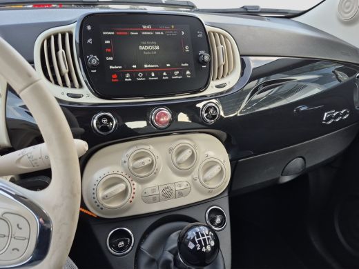 Fiat 500 1.0 Hybrid Lounge Carplay/android auto | Parkeersensoren | Cruise control | Airco | ActivLease financial lease