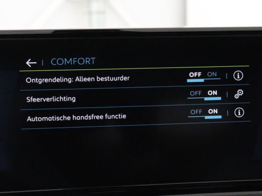 Peugeot e-208 EV GT 350 50 kWh | 27.200km NAP | SOH 93% | Stoelverwarming | Leder/Alcantara | Camera | Adaptive... ActivLease financial lease