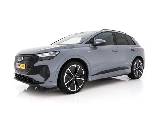 Audi Q4 e-tron 40 S-line Launch edition Competition 77 kWh [ 3-Fase-11kW ] {SOH-93%} (INCL-BTW) *HEATPUMP | LEAT... ActivLease financial lease
