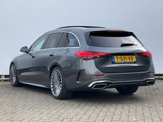 Mercedes-Benz C-Klasse Estate 180 AMG Line Pano Burmester Memory HUD Trekhaak Leer Verw+Ventilatie BOMVOL! ActivLease financial lease