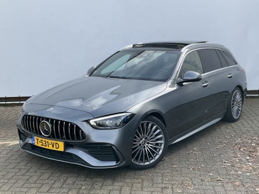 Mercedes-Benz C-Klasse Estate 180 AMG Line Pano Burmester Memory HUD Trekhaak Leer Verw+Ventilatie BOMVOL! ActivLease financial lease