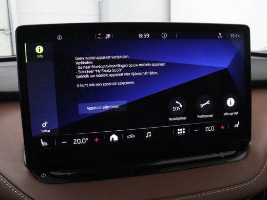 Skoda Enyaq iV 80 | SOH 91% | Panoramadak | Trekhaak | Leder | Stoelverwarming | Camera | Sfeerverlichting | Nav... ActivLease financial lease