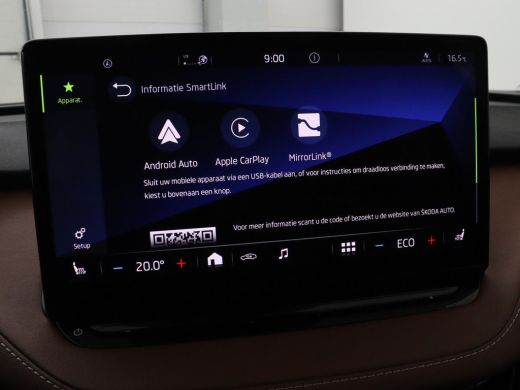 Skoda Enyaq iV 80 | SOH 91% | Panoramadak | Trekhaak | Leder | Stoelverwarming | Camera | Sfeerverlichting | Nav... ActivLease financial lease