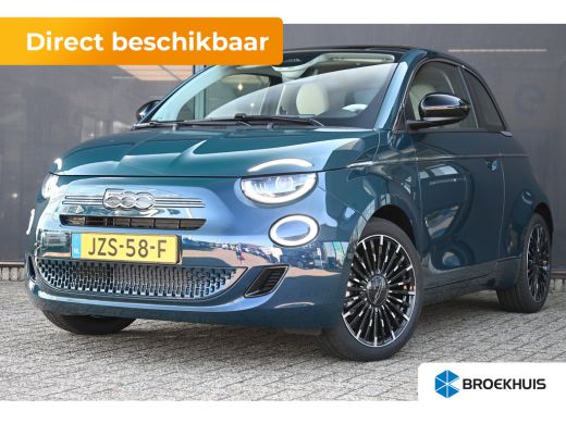 Fiat 500 1.0 Hybrid La Prima VOORRAAD-ACTIE! 8 Jaar Garantie! | Panoramadak | JBL | Vol-Leder | Stoelverwa...