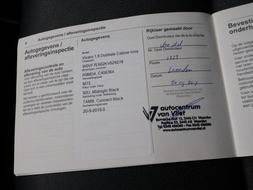 Opel Vivaro 1.6 CDTI 145 PK DUBBEL CAB. IRMSCHER GT 058/100 + 2 SCHUIFDEUREN | LEDER | CAMERA | STOELVERW. | ... ActivLease financial lease