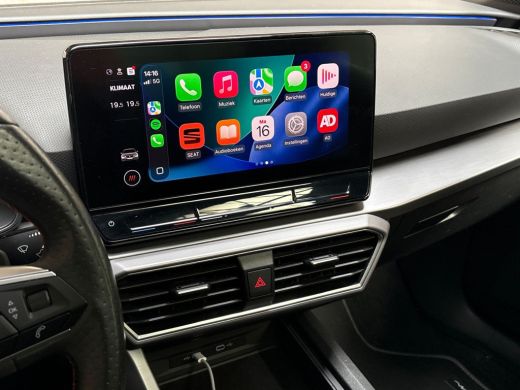 Seat Leon 1.5 eTSI FR Sport 150Pk Automaat (SCHUIFDAK, APPLE CARPLAY, GROOT NAVI, PARKEERSENSOREN, SPORTSTO... ActivLease financial lease