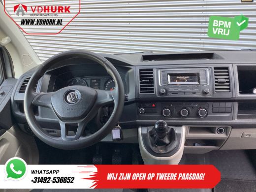 Volkswagen Transporter 2.0 TDI 150 pk L2 DC Dubbel Cabine EXPORT 2.5t Trekverm./ Airco/ Camera/ Cruise/ 16"LMV/ Trekhaak ActivLease financial lease
