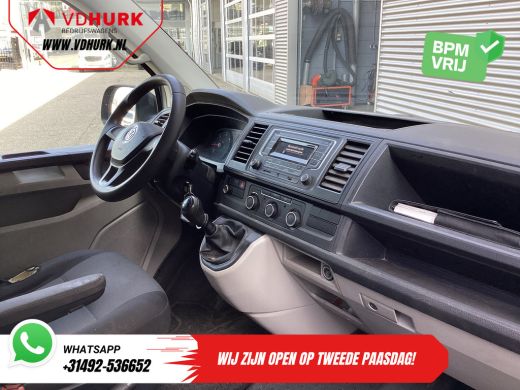 Volkswagen Transporter 2.0 TDI 150 pk L2 DC Dubbel Cabine EXPORT 2.5t Trekverm./ Airco/ Camera/ Cruise/ 16"LMV/ Trekhaak ActivLease financial lease
