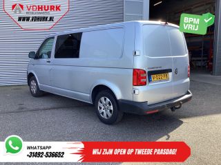 Volkswagen Transporter 2.0 TDI 150 pk L2 DC Dubbel Cabine EXPORT 2.5t Trekverm./ Airco/ Camera/ Cruise/ 16"LMV/ Trekhaak