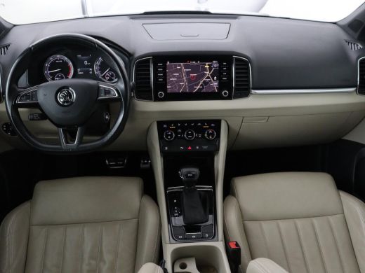 Skoda Karoq 1.5 TSI Business Edition | Panoramadak | Leder | Stoelverwarming | Adaptive cruise | Side Assist ... ActivLease financial lease