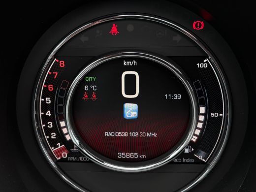 Fiat 500C 1.0 Hybrid 70 pk Sport | Cruise controle | Apple carplay | Parkeersensoor achter | LMV 16" | ActivLease financial lease