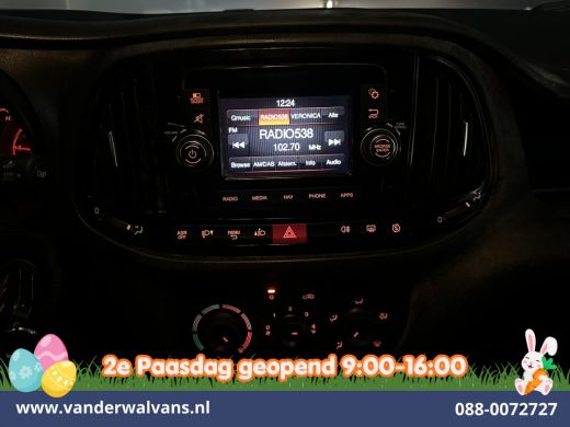 Fiat Dobl&ograve; Cargo 1.6 MJ 105pk L2H1 Euro6 Airco | 3-Zits | Navigatie | Trekhaak | Dakdragers Cruisecontrol, P... ActivLease financial lease