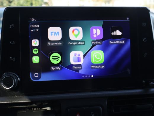 Peugeot Partner 1.5 BLUEHDI 100 PK PREMIUM + BOTT KAST | 230V OMVORMER | TREKHAAK | APPLE CARPLAY ActivLease financial lease