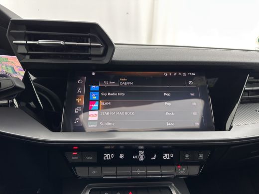 Audi A3 Limousine 35 TFSI S-Line Edition (INCL-BTW) Aut. *PANO | LEATHER-FABRIC | FULL-LED | AMBIENTLIGHT... ActivLease financial lease