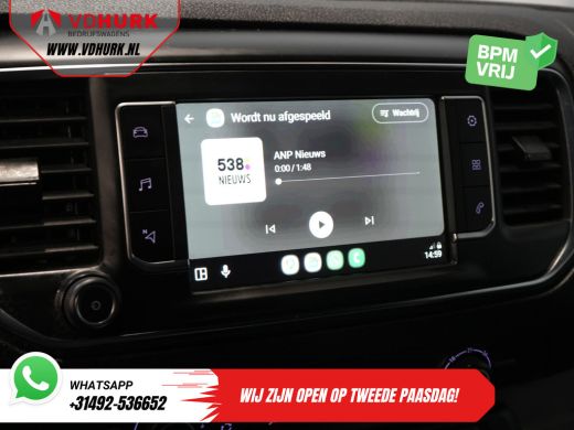 Citroën Jumpy 2.0 125 pk L3 2x Schuifdeur/ 2.5t Trekverm./ Carplay/ Airco/ Navi/ Cruise/ PDC/ Trekhaak ActivLease financial lease