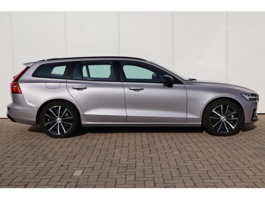 Volvo  V60 T6 Plus Dark | 360Cam | Harman Kardon | Trekhaak | Aurora Silver | ActivLease financial lease