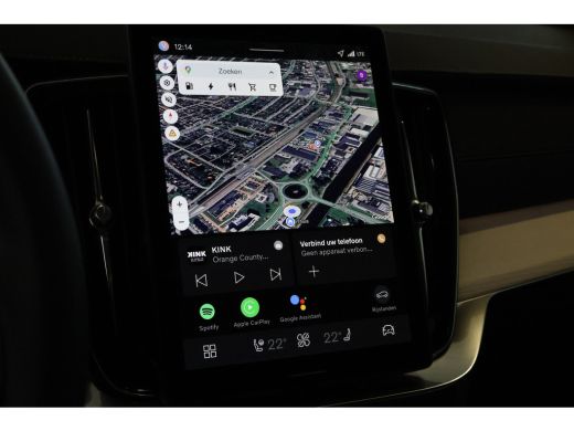 Volvo  XC90 T8 Ultra Dark | Navy Herringbone Weave  | Pano | Fiscaal &euro;99.000,-! | Crystal White! ActivLease financial lease