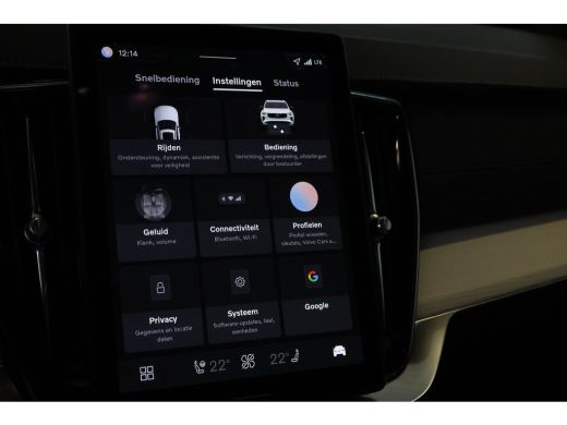 Volvo  XC90 T8 Ultra Dark | Navy Herringbone Weave  | Pano | Fiscaal &euro;99.000,-! | Crystal White! ActivLease financial lease