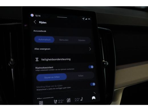 Volvo  XC90 T8 Ultra Dark | Navy Herringbone Weave  | Pano | Fiscaal &euro;99.000,-! | Crystal White! ActivLease financial lease