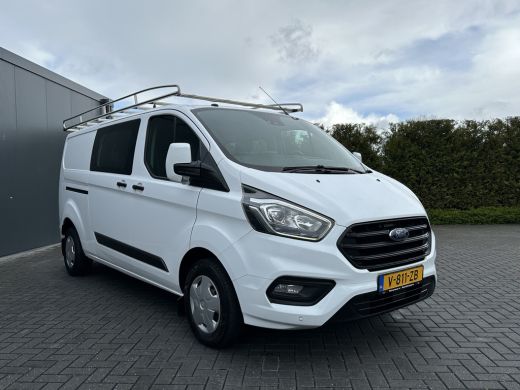 Ford Transit Custom 2.0 TDCI / L2H1 / DUBBEL CABINE / 1e EIG. / TREKHAAK / IMPERIAAL / CAMERA / CRUISE / 6 PERSOONS ActivLease financial lease