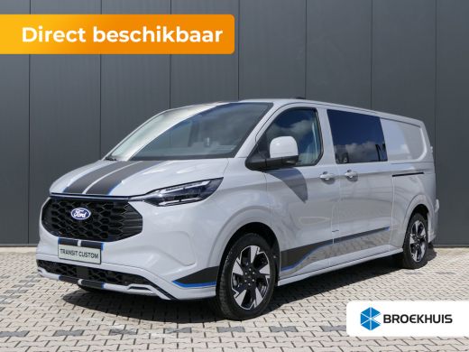 Ford Transit Custom 320 2.5 PHEV L2H1 Sport DC | Dubbele Cabine | 19 Inch | Dubbele Schuifdeur | Trekhaak | Adaptive ...