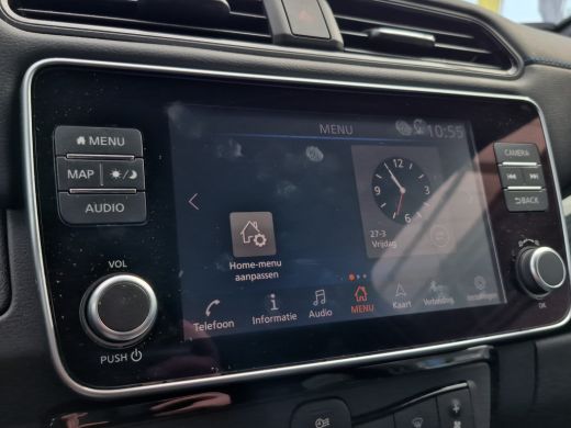 Nissan Leaf Tekna 40 kWh Trekhaak | Camera | Stoel+Stuur verwarming | Leder/alcantara | Full LED | Keyless | ActivLease financial lease