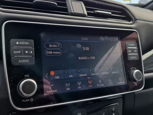 Nissan Leaf Tekna 40 kWh Trekhaak | Camera | Stoel+Stuur verwarming | Leder/alcantara | Full LED | Keyless | ActivLease financial lease