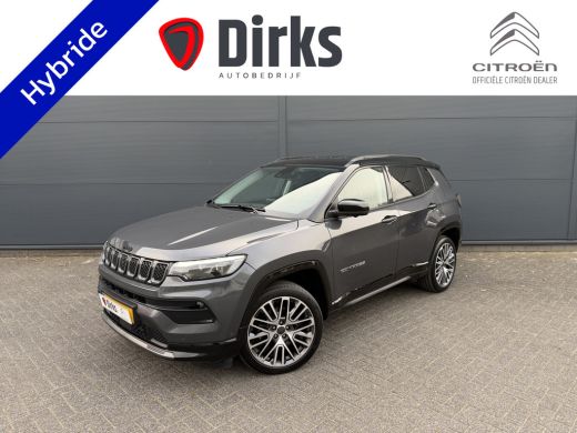 Jeep Compass 1.5T e-Hybrid S (Leder incl verwarming/koeling/geheugen - Elektrische Klep - 360gr Camera - 19"- ...