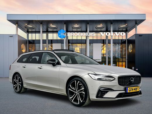 Volvo  V90 T8 Recharge Ultimate Dark | 20" | Luchtvering | Bowers & Wilkins | Trekhaak | Tailored Wool | 360... ActivLease financial lease