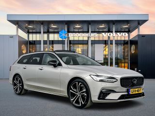 Volvo  V90 T8 Recharge Ultimate Dark | 20" | Luchtvering | Bowers & Wilkins | Trekhaak | Tailored Wool | 360...