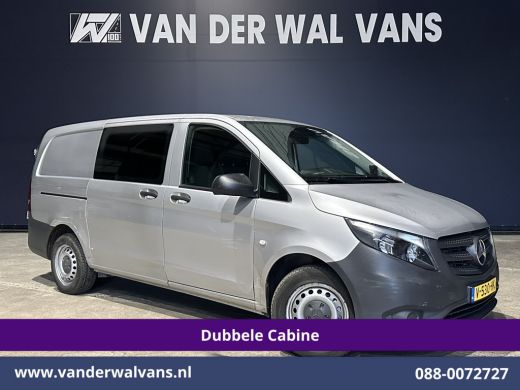 Mercedes-Benz Vito 111CDI L2H1 Dubbele Cabine Euro6 Airco | 6-Zits | Camera | Trekhaak | Bijrijdersbank, Bluetooth t...