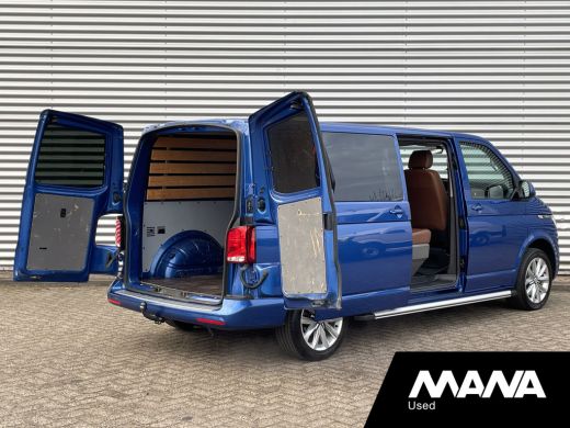 Volkswagen Transporter 2.0TDI L2H1 199PK DC BULLI Automaat Lederen bekleding Camera Cruise Airco Stoelverwarming LED ActivLease financial lease