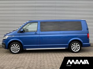 Volkswagen Transporter 2.0TDI L2H1 199PK DC BULLI Automaat Lederen bekleding Camera Cruise Airco Stoelverwarming LED