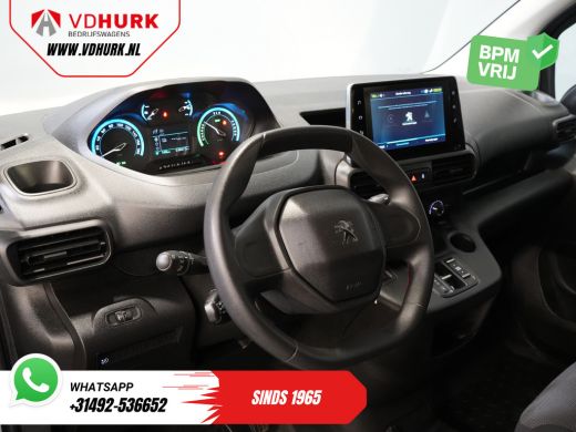 Peugeot e-Partner 50 kWh 280 km WLTP Snellader/ 3 Pers./ Standkachel/ Carplay/ Airco/ Cruise/ Navi/ PDC/ Trekhaak ActivLease financial lease