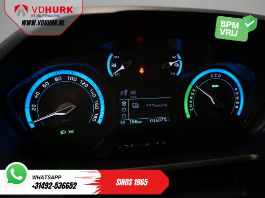 Peugeot e-Partner 50 kWh 280 km WLTP Snellader/ 3 Pers./ Standkachel/ Carplay/ Airco/ Cruise/ Navi/ PDC/ Trekhaak ActivLease financial lease