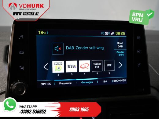 Peugeot e-Partner 50 kWh 280 km WLTP Snellader/ 3 Pers./ Standkachel/ Carplay/ Airco/ Cruise/ Navi/ PDC/ Trekhaak ActivLease financial lease