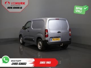 Peugeot e-Partner 50 kWh 280 km WLTP Snellader/ 3 Pers./ Standkachel/ Carplay/ Airco/ Cruise/ Navi/ PDC/ Trekhaak