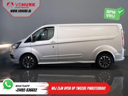 Ford Transit Custom Sport 2.0 TDCI Aut. 170 pk L2 DB-Riem VV/ Carplay/ Alarm III/ Stoelverw./ Navi/ Airco/ Camera/ Cr... ActivLease financial lease