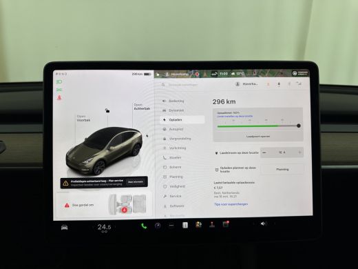 Tesla Model Y RWD 58 kWh [ 3-Fase-11kW ] {SOH-91%} (INCL-BTW) Aut. *PANO | LEATHER | AUTO-PILOT | NAVI-FULLMAP ... ActivLease financial lease