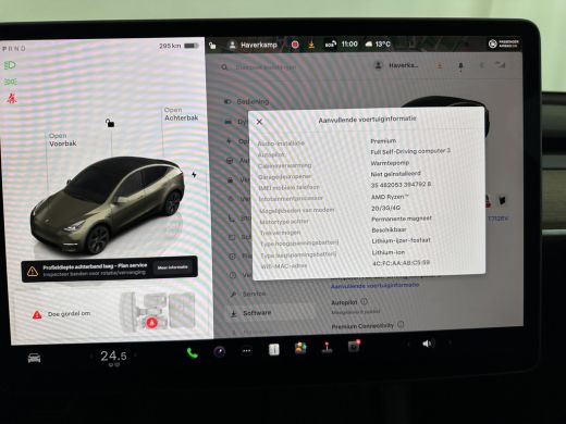 Tesla Model Y RWD 58 kWh [ 3-Fase-11kW ] {SOH-91%} (INCL-BTW) Aut. *PANO | LEATHER | AUTO-PILOT | NAVI-FULLMAP ... ActivLease financial lease