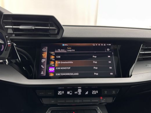 Audi A3 Limousine 30 TFSI S-Line Edition (INCL-BTW) Aut. *PANO | LEATHER-FABRIC | FULL-LED | AMBIENTLIGHT... ActivLease financial lease