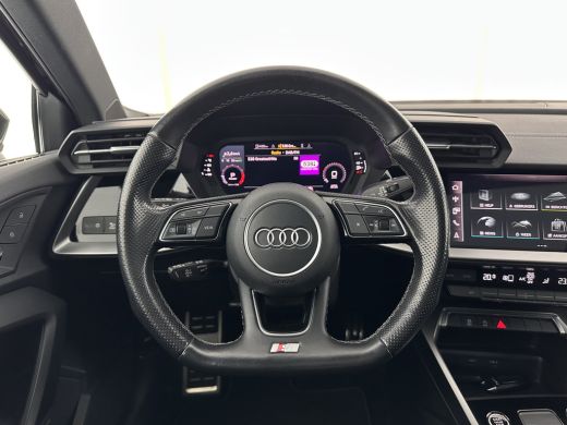 Audi A3 Limousine 30 TFSI S-Line Edition (INCL-BTW) Aut. *PANO | LEATHER-FABRIC | FULL-LED | AMBIENTLIGHT... ActivLease financial lease