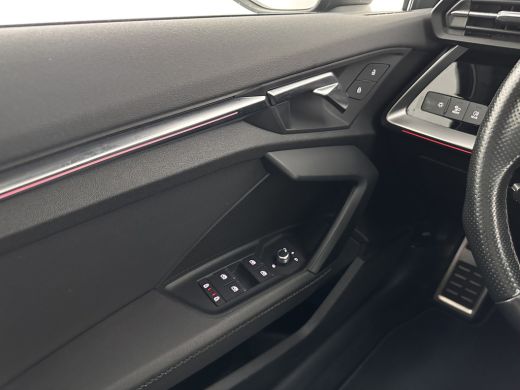 Audi A3 Limousine 30 TFSI S-Line Edition (INCL-BTW) Aut. *PANO | LEATHER-FABRIC | FULL-LED | AMBIENTLIGHT... ActivLease financial lease