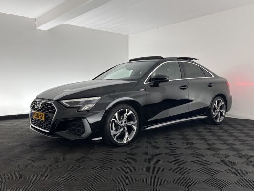 Audi A3 Limousine 30 TFSI S-Line Edition (INCL-BTW) Aut. *PANO | LEATHER-FABRIC | FULL-LED | AMBIENTLIGHT... ActivLease financial lease
