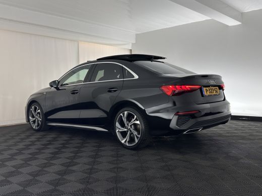 Audi A3 Limousine 30 TFSI S-Line Edition (INCL-BTW) Aut. *PANO | LEATHER-FABRIC | FULL-LED | AMBIENTLIGHT... ActivLease financial lease
