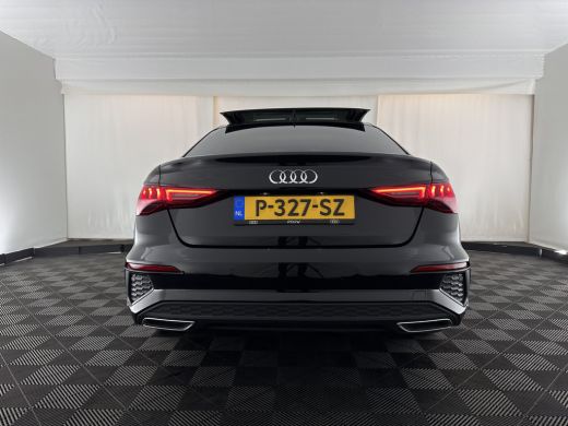 Audi A3 Limousine 30 TFSI S-Line Edition (INCL-BTW) Aut. *PANO | LEATHER-FABRIC | FULL-LED | AMBIENTLIGHT... ActivLease financial lease